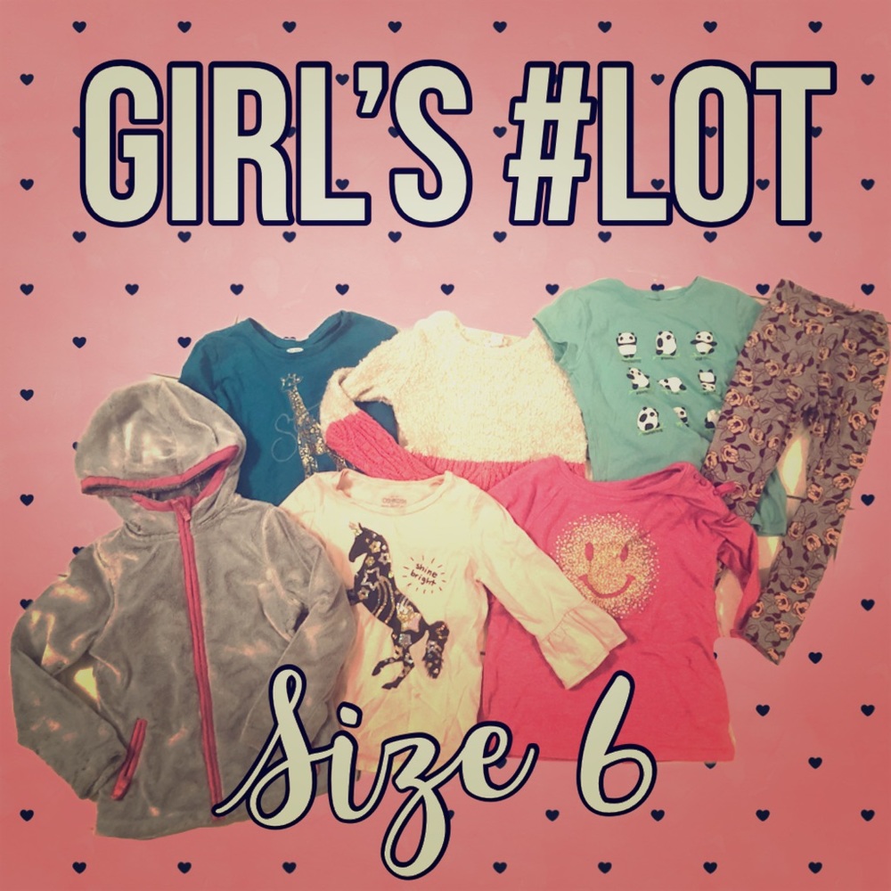 💕Girl’s 7 piece clothing lot EUC💕